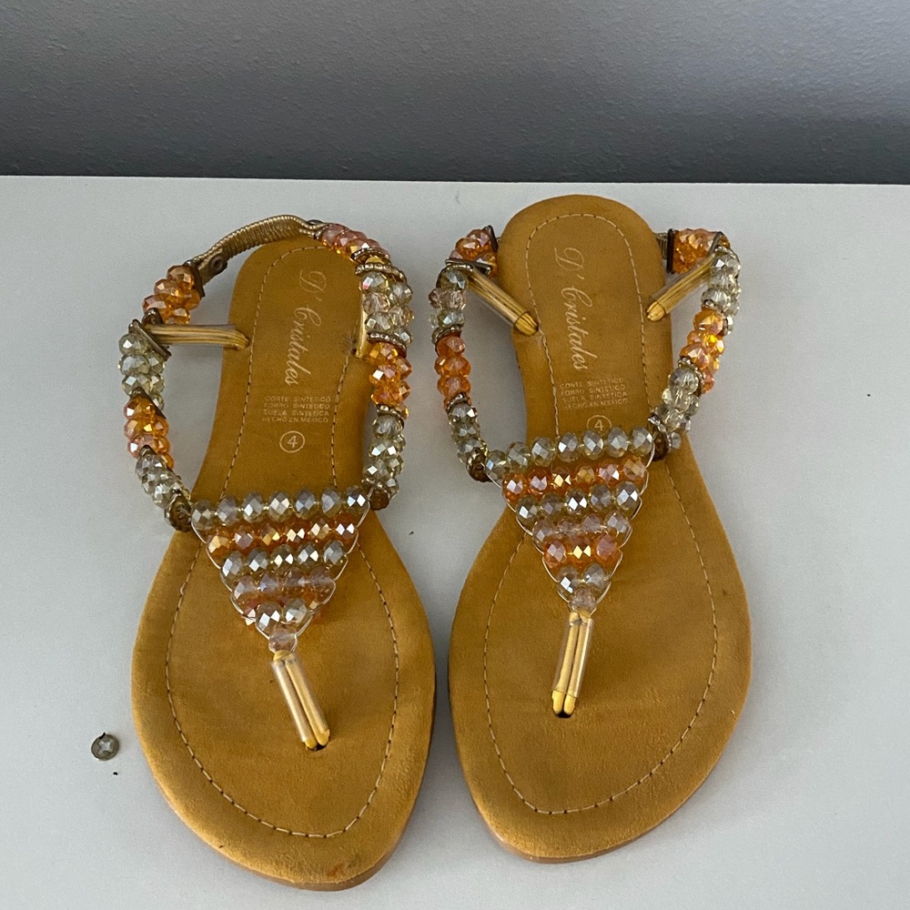 Women’s Beach Sandals Shining Rhinestone Flip Flop